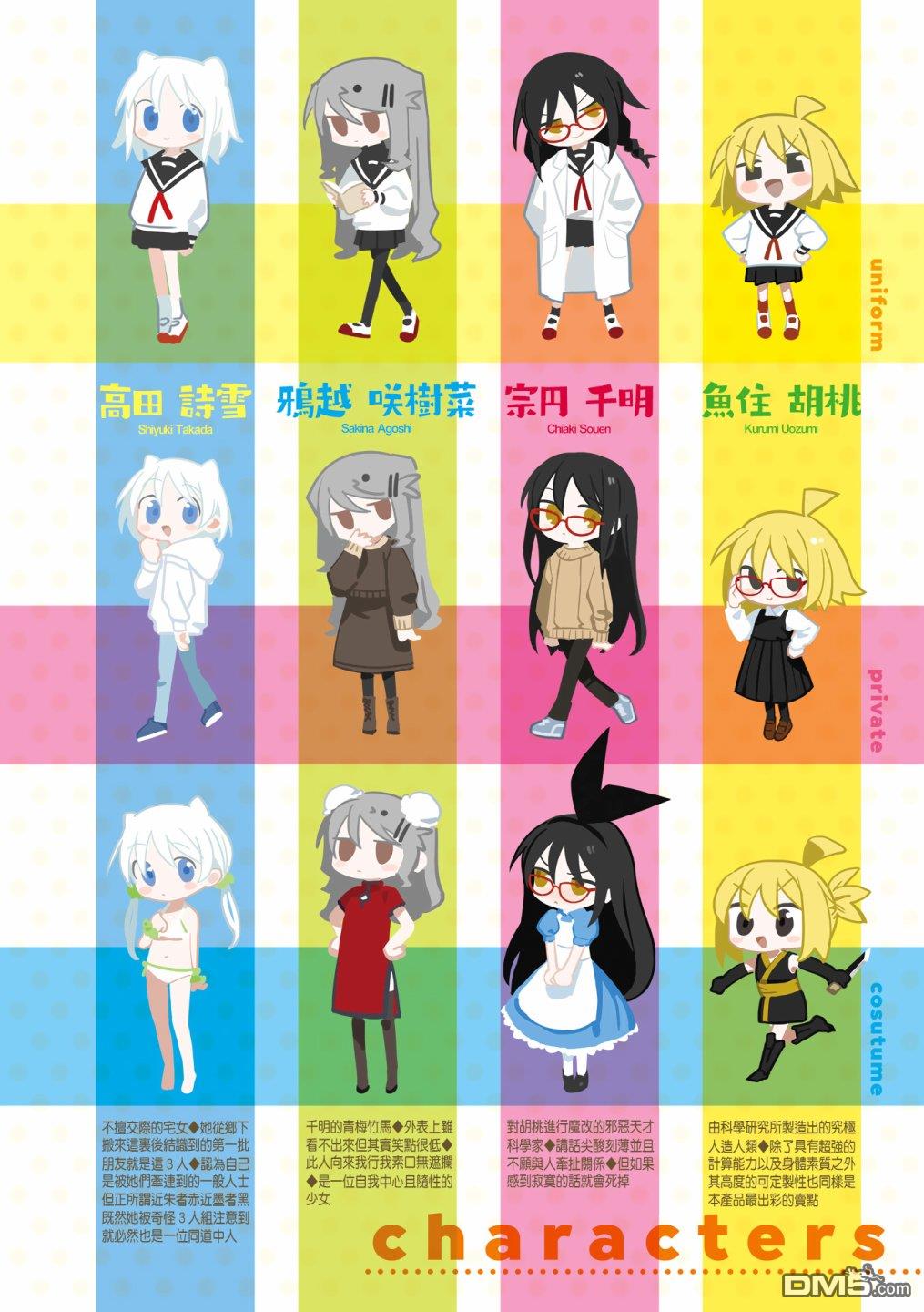 胡桃同学是人造人 [番外] 三卷彩页 第8页