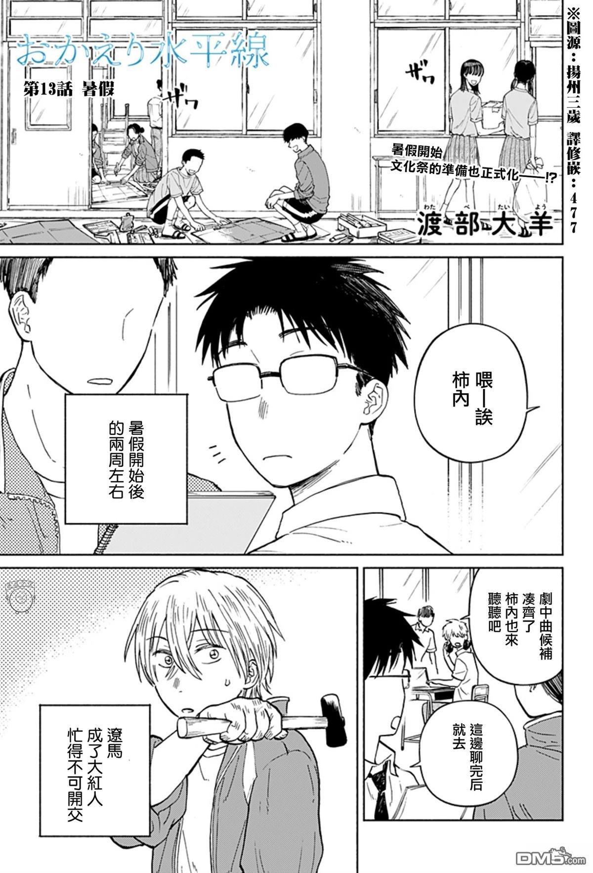 欢迎回来水平线 第13话 第1页
