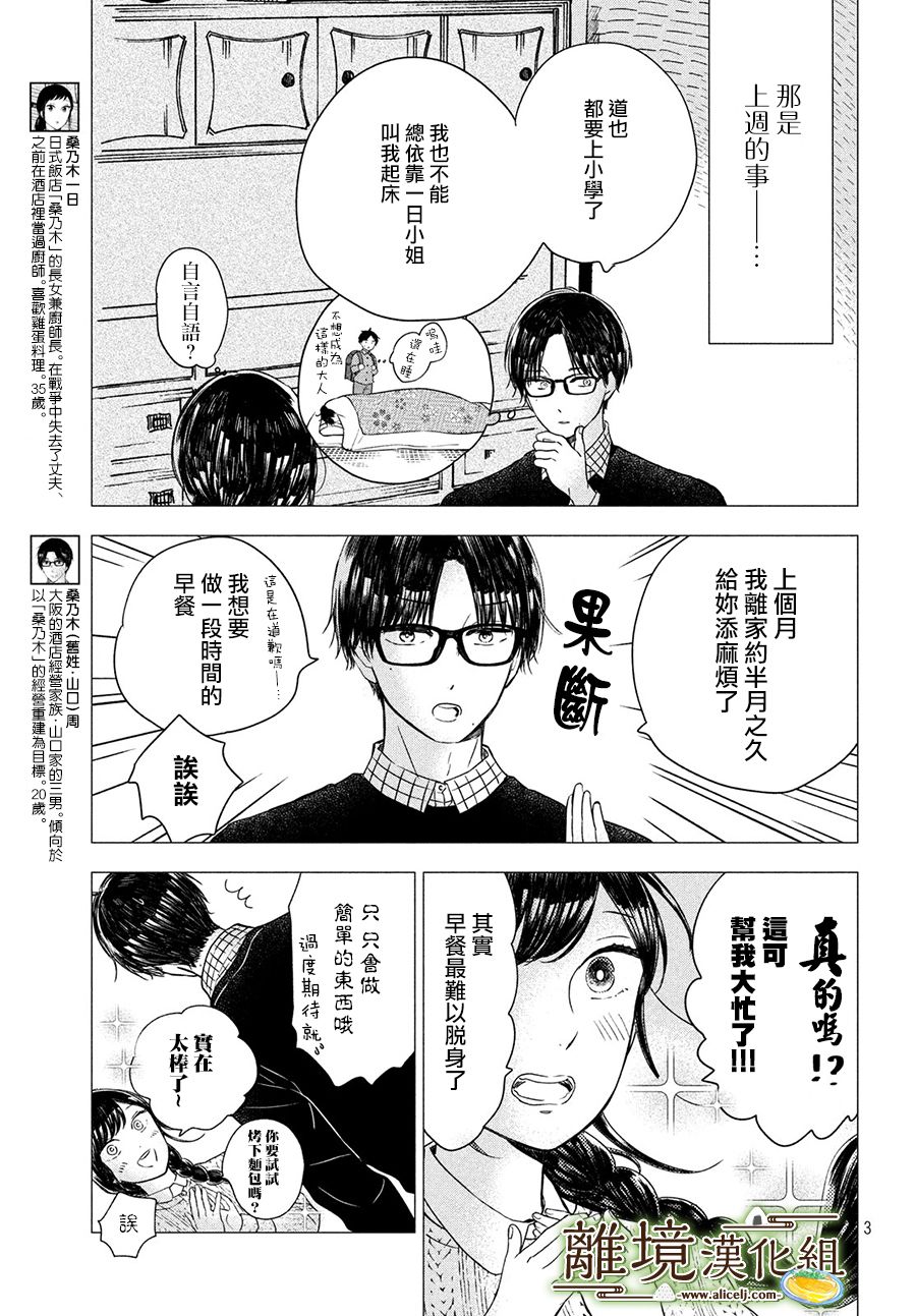 厨刀与小青椒之一日料理帖 第18话 第3页