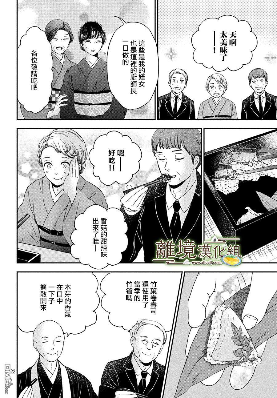 厨刀与小青椒之一日料理帖 第21话 第22页