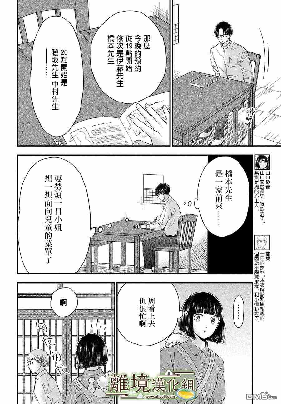厨刀与小青椒之一日料理帖 第32话 第4页