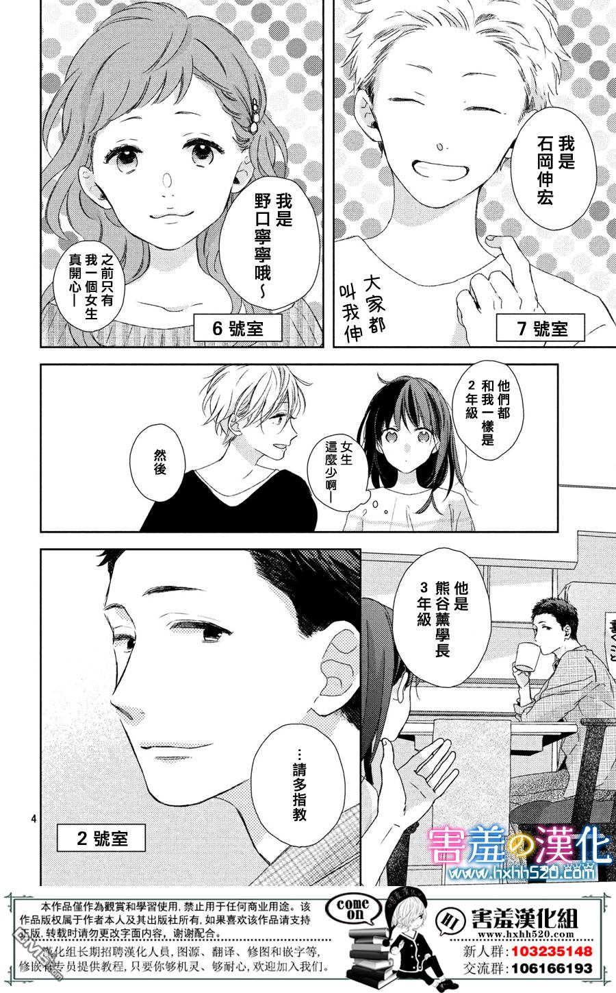 莲住莊三角公寓 第2话 欢迎来到摄影社 第4页