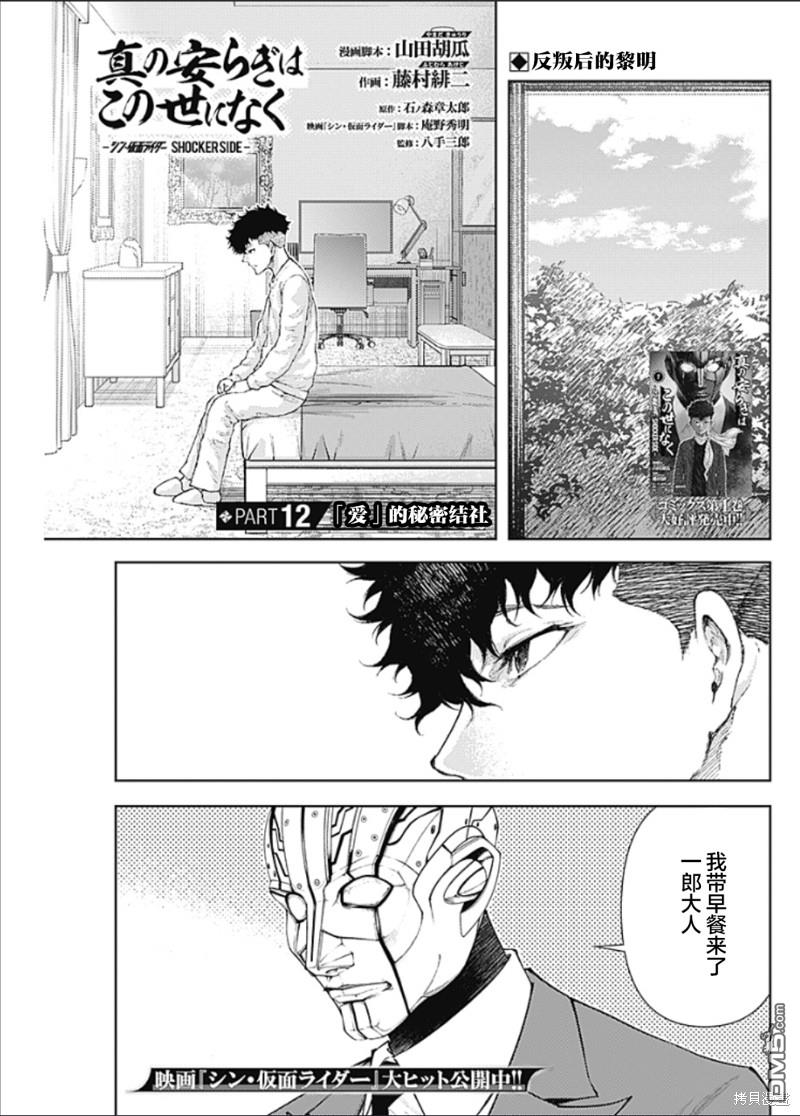 真正的安宁在此世界不存在-新.假面骑士-SHOCKER SIDE 第12话 爱的秘密结社 第1页