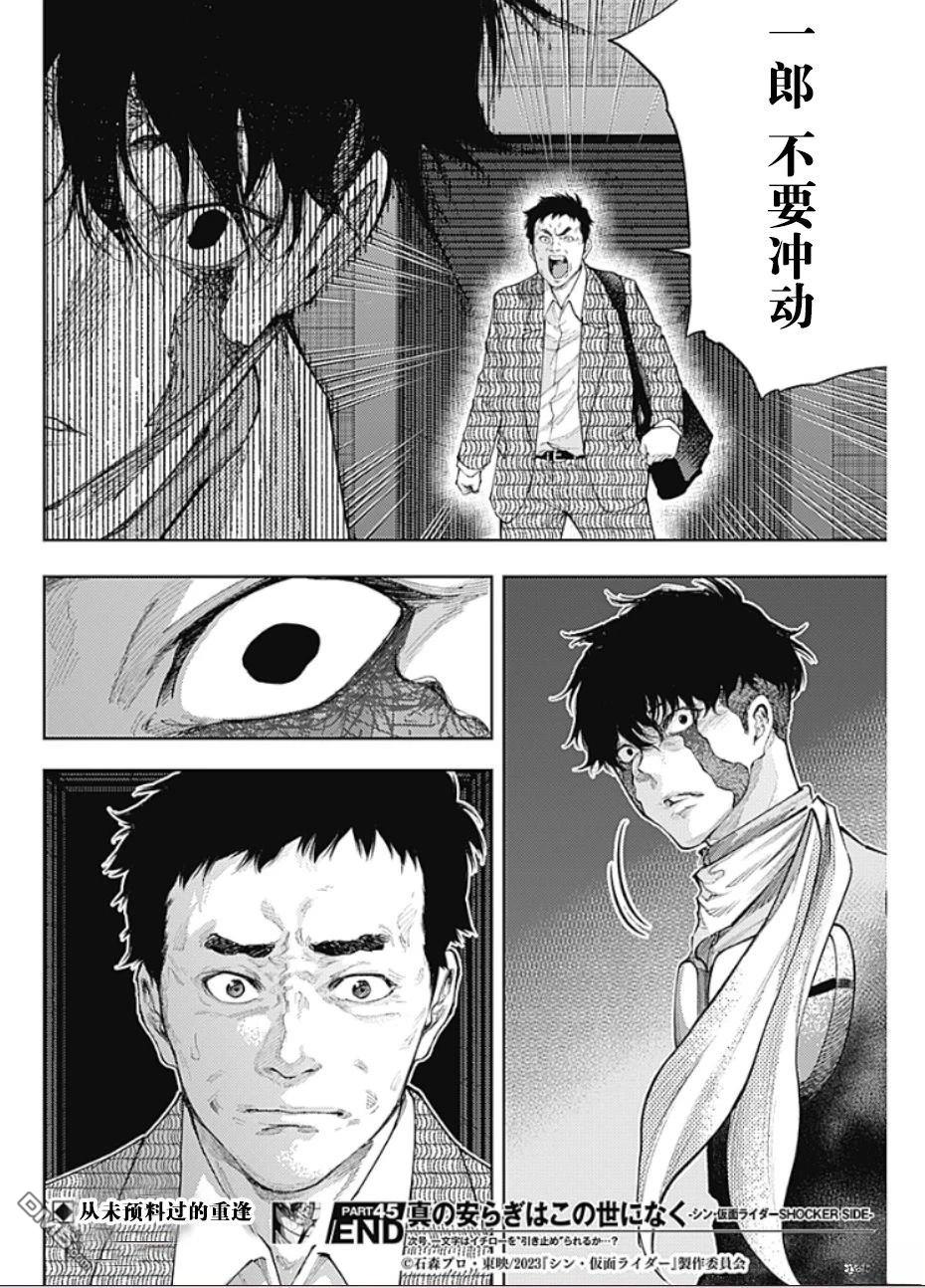 真正的安宁在此世界不存在-新.假面骑士-SHOCKER SIDE 第45话 第18页
