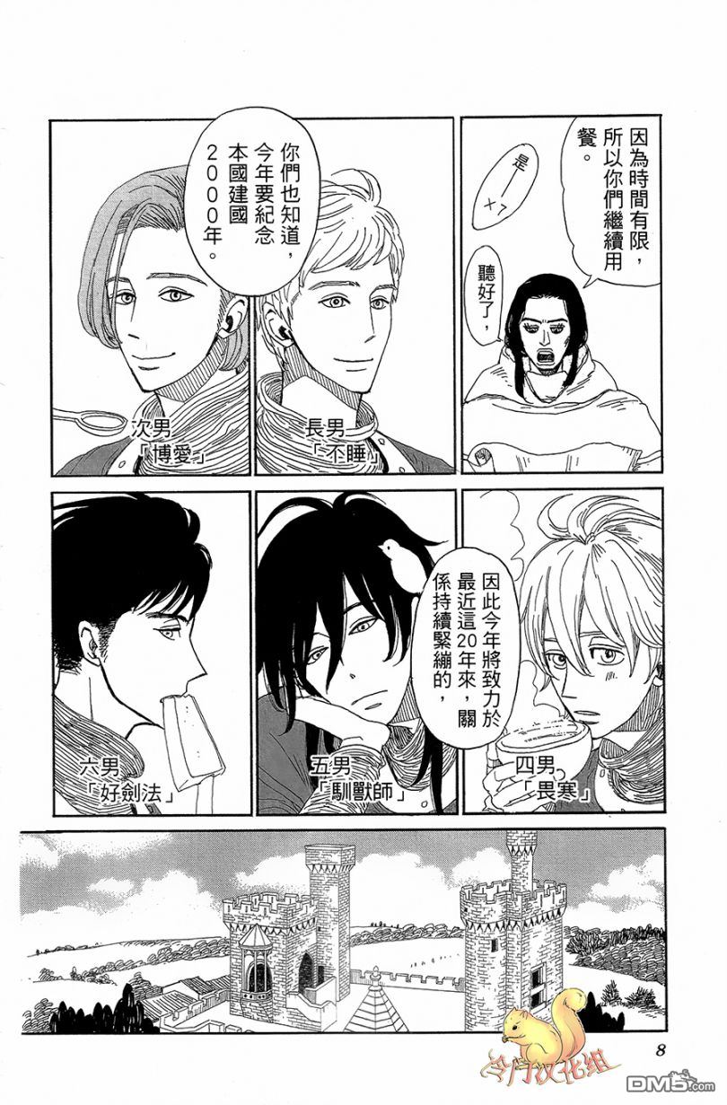 七叶树王国的七名骑士 第1话 七叶树王国和七名骑士 第11页