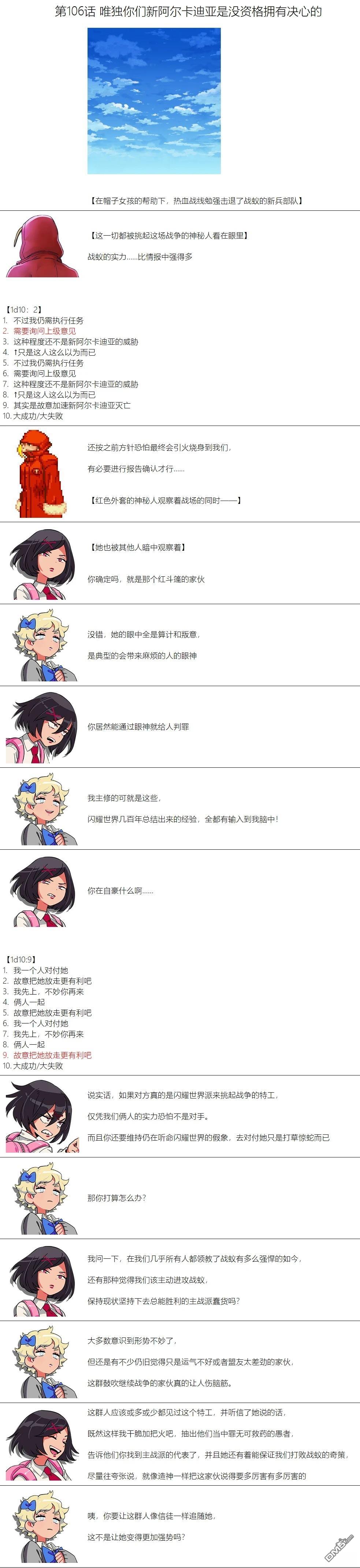 帽子女孩在边缘世界 第106话 第1页