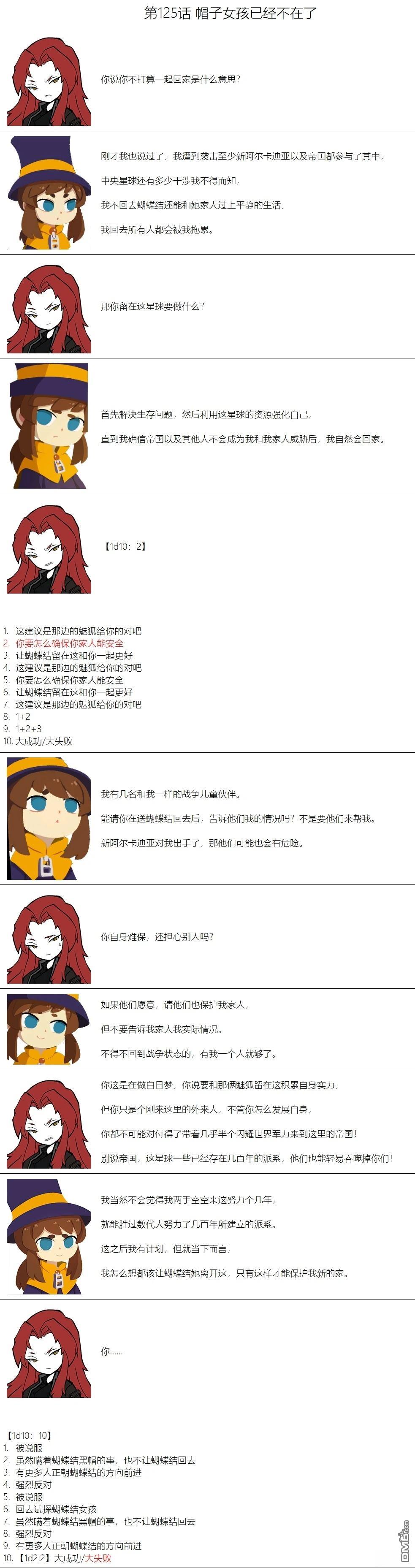 帽子女孩在边缘世界 第125话 第1页