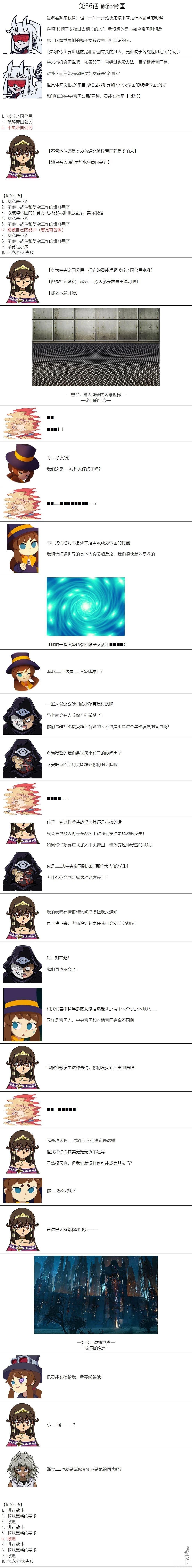 帽子女孩在边缘世界 第36话 第1页