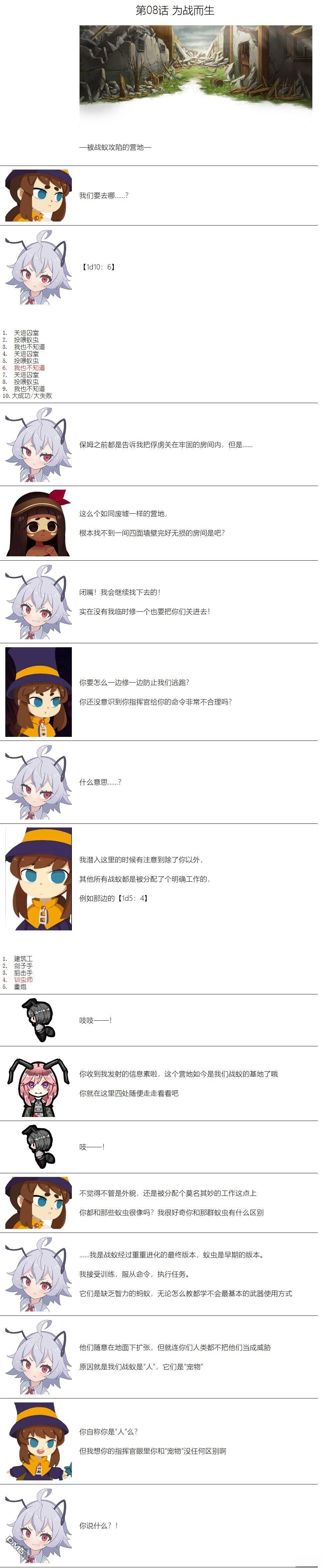 帽子女孩在边缘世界 第8话 第1页