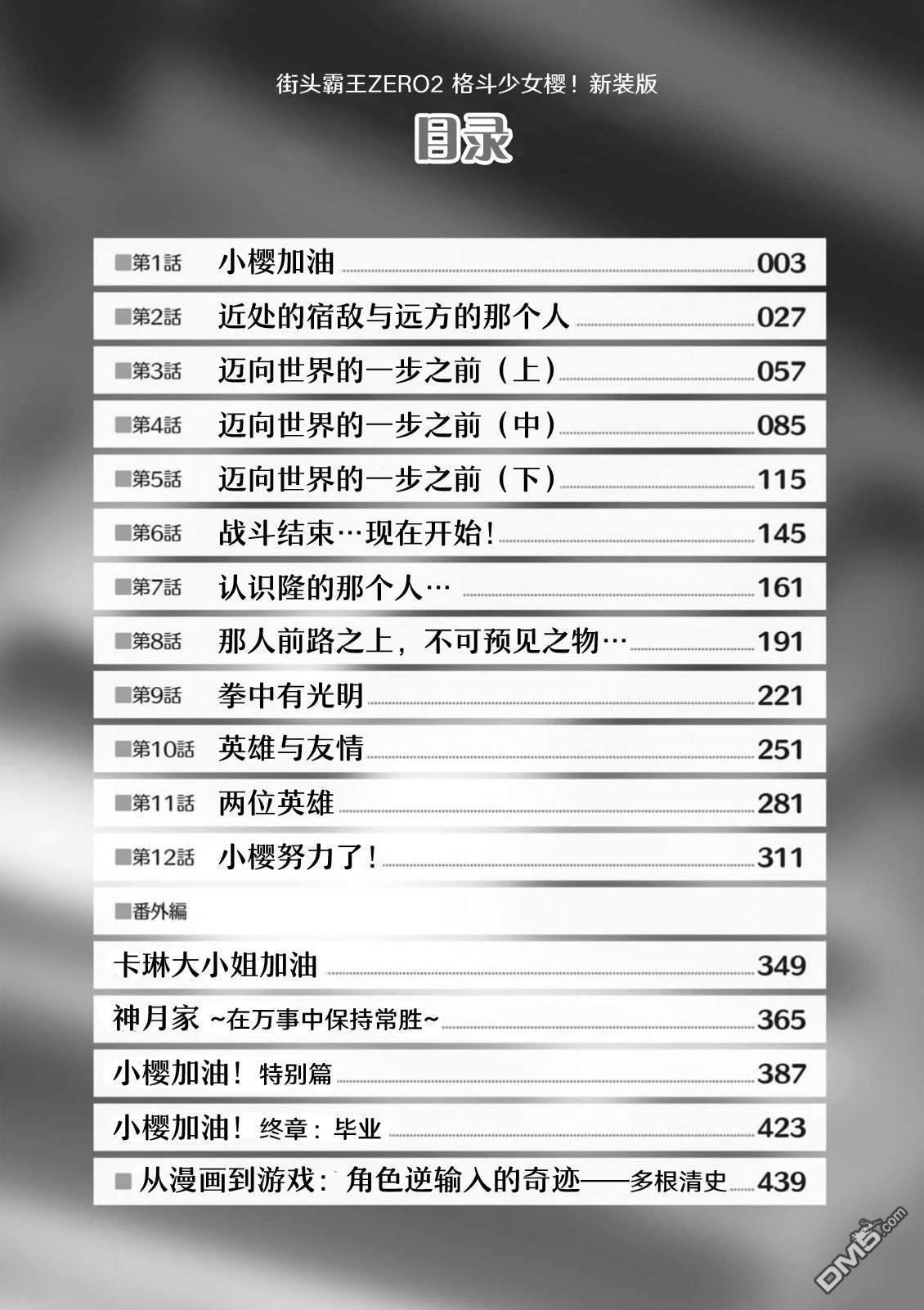 少年街霸ZERO [番外] 格斗少女樱1 第5页