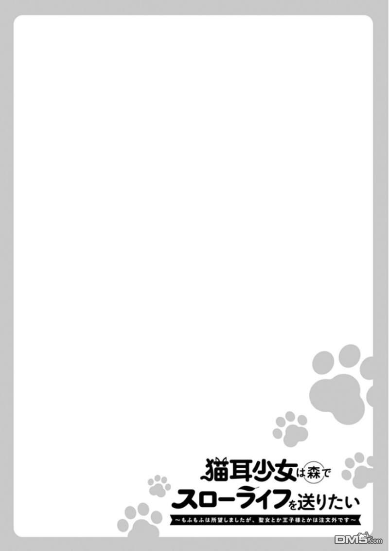 猫耳少女想在森林里过上慢生活 ~虽然毛绒绒是我所期待的，但圣女和王子大人是意外~ 第1话 第34页