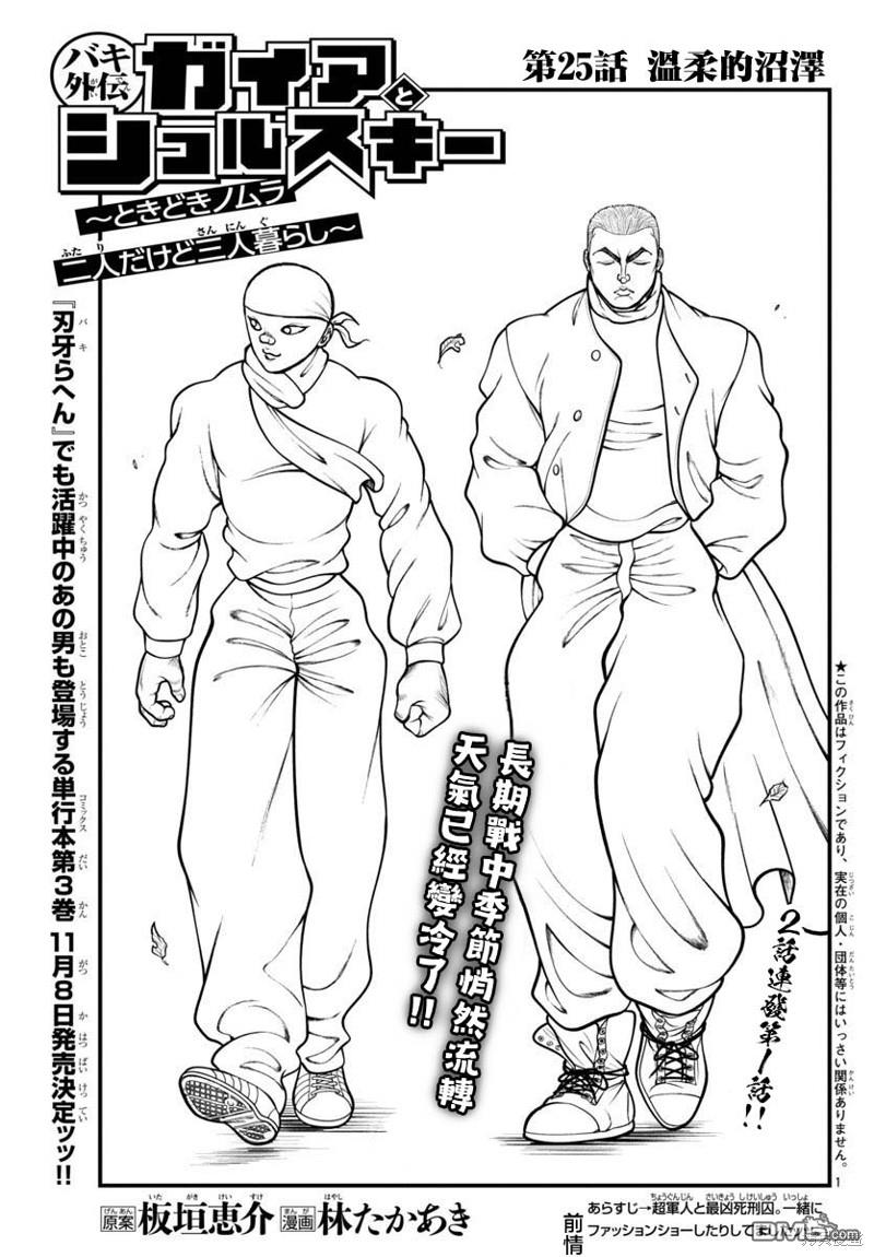 刃牙外传 盖亚与西科尔斯基 ~有时候是野村 虽为二人的三人生活~ 第25话 第1页