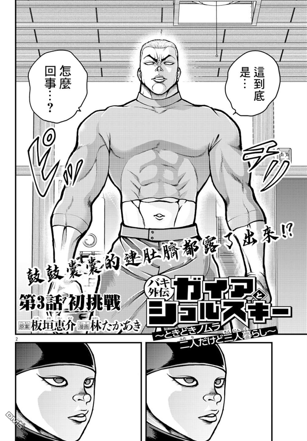 刃牙外传 盖亚与西科尔斯基 ~有时候是野村 虽为二人的三人生活~ 第3话 第2页