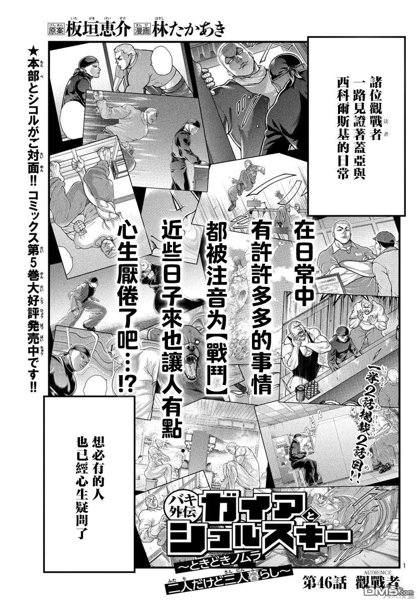 刃牙外传 盖亚与西科尔斯基 ~有时候是野村 虽为二人的三人生活~ 第46话 第1页