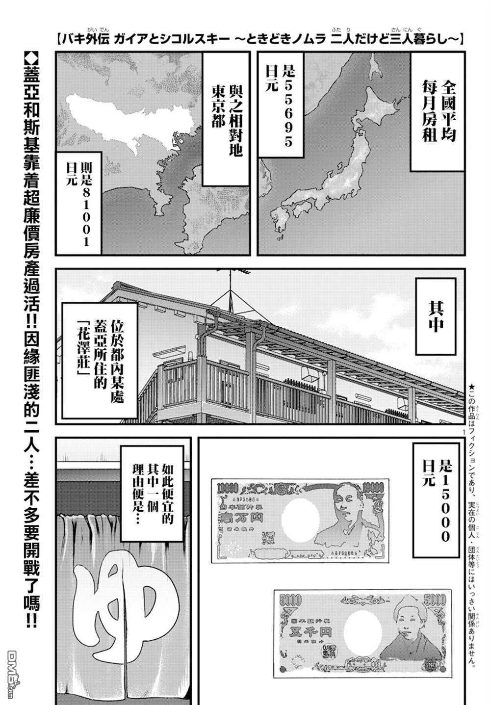 刃牙外传 盖亚与西科尔斯基 ~有时候是野村 虽为二人的三人生活~ 第4话 第1页