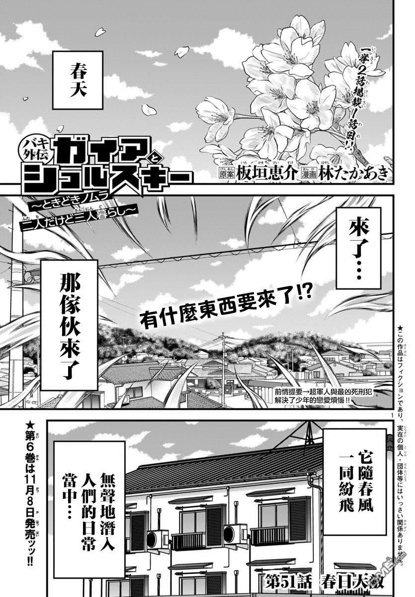 刃牙外传 盖亚与西科尔斯基 ~有时候是野村 虽为二人的三人生活~ 第51话 第1页