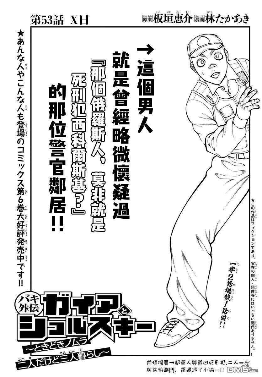 刃牙外传 盖亚与西科尔斯基 ~有时候是野村 虽为二人的三人生活~ 第53话 第1页