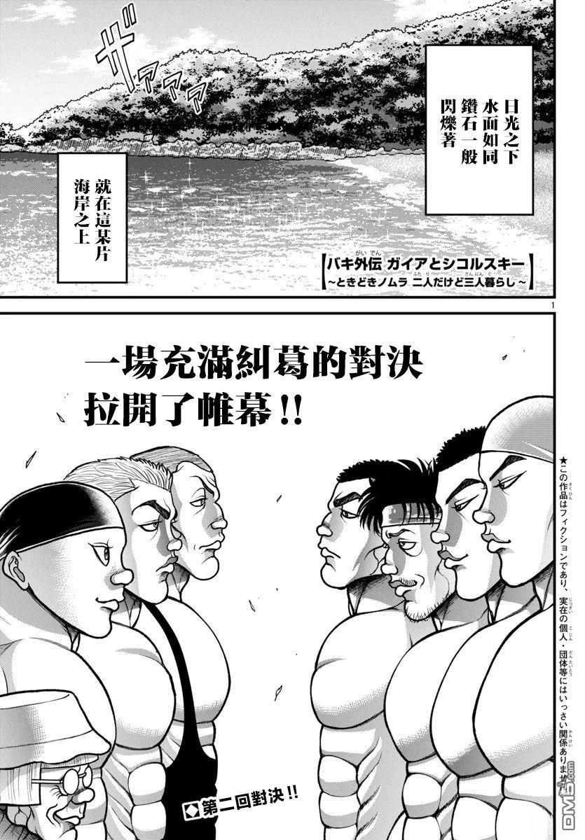 刃牙外传 盖亚与西科尔斯基 ~有时候是野村 虽为二人的三人生活~ 第57话 第1页