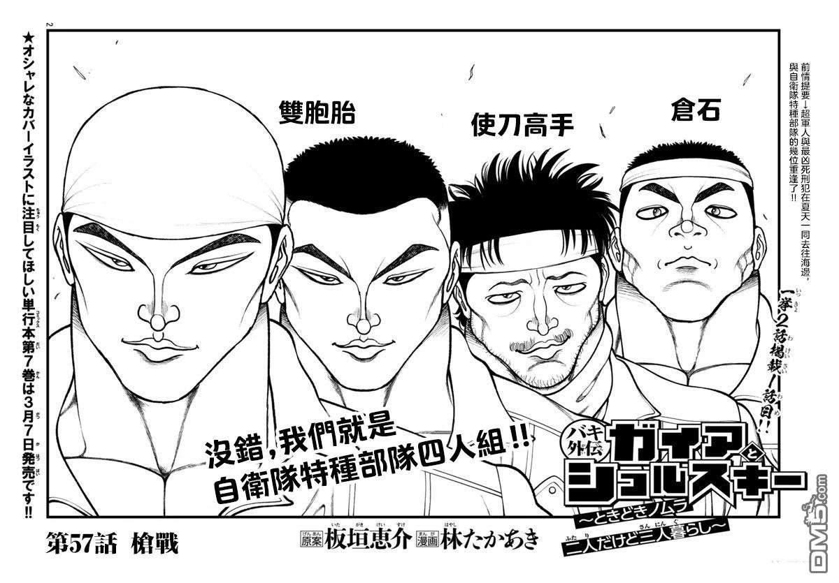 刃牙外传 盖亚与西科尔斯基 ~有时候是野村 虽为二人的三人生活~ 第57话 第2页