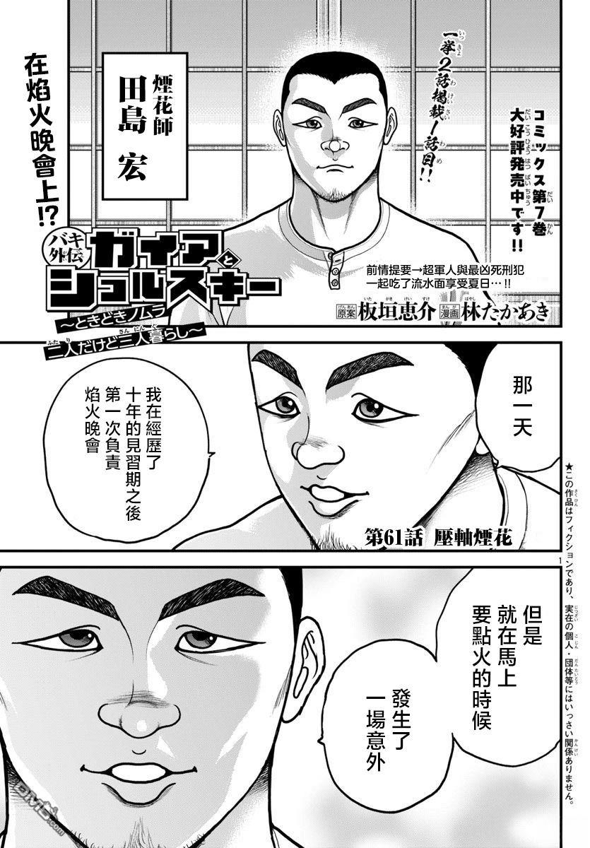 刃牙外传 盖亚与西科尔斯基 ~有时候是野村 虽为二人的三人生活~ 第61话 第1页