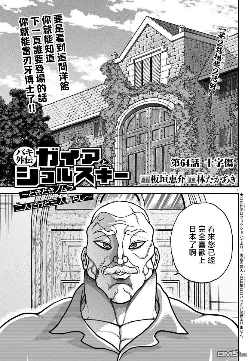 刃牙外传 盖亚与西科尔斯基 ~有时候是野村 虽为二人的三人生活~ 第64话 第1页