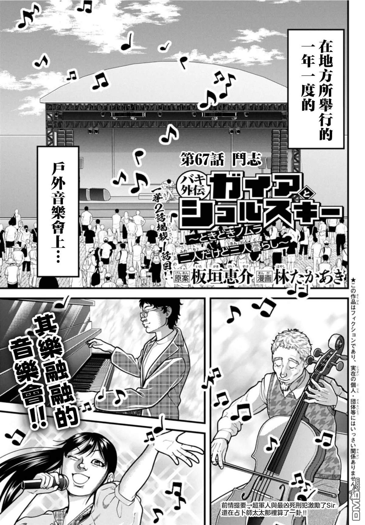 刃牙外传 盖亚与西科尔斯基 ~有时候是野村 虽为二人的三人生活~ 第67话 第1页