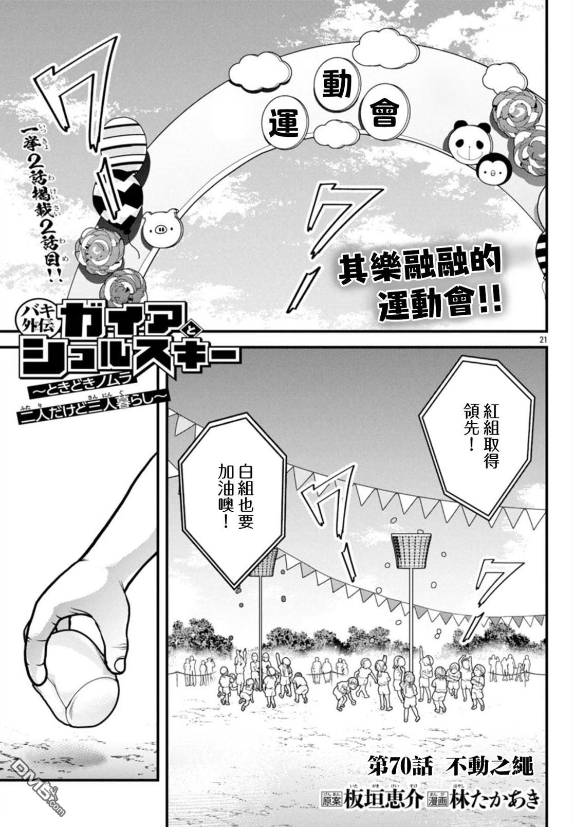 刃牙外传 盖亚与西科尔斯基 ~有时候是野村 虽为二人的三人生活~ 第70话 第1页