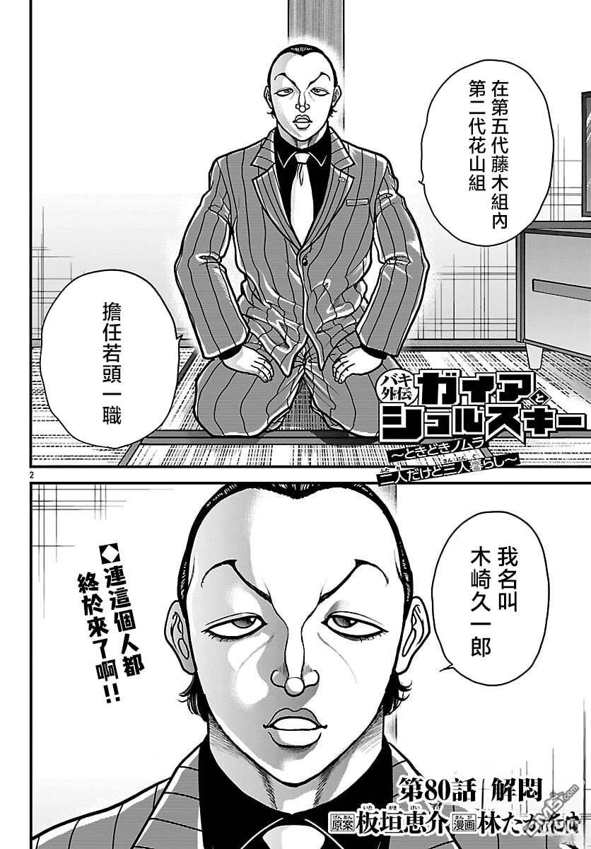刃牙外传 盖亚与西科尔斯基 ~有时候是野村 虽为二人的三人生活~ 第80话 第2页