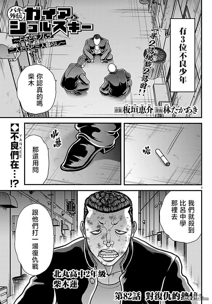 刃牙外传 盖亚与西科尔斯基 ~有时候是野村 虽为二人的三人生活~ 第82话 第1页