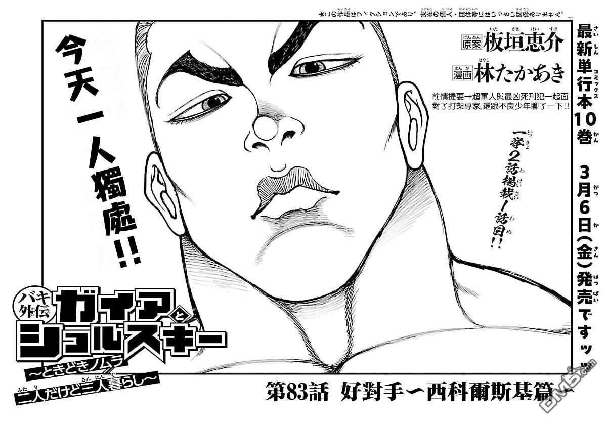 刃牙外传 盖亚与西科尔斯基 ~有时候是野村 虽为二人的三人生活~ 第83话 第1页