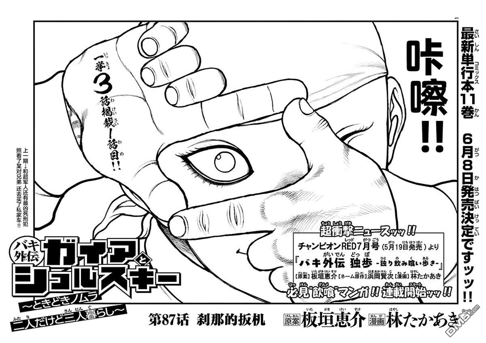 刃牙外传 盖亚与西科尔斯基 ~有时候是野村 虽为二人的三人生活~ 第87话 第1页