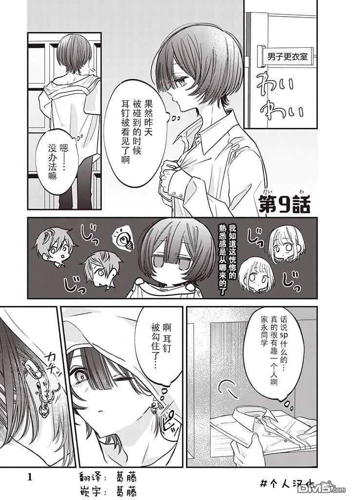 我知道了那个看上去很老实的男生一个不得了的秘密 第9话 第1页