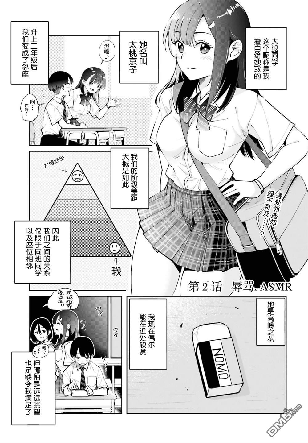 邻座大肉腿 第2话 第1页