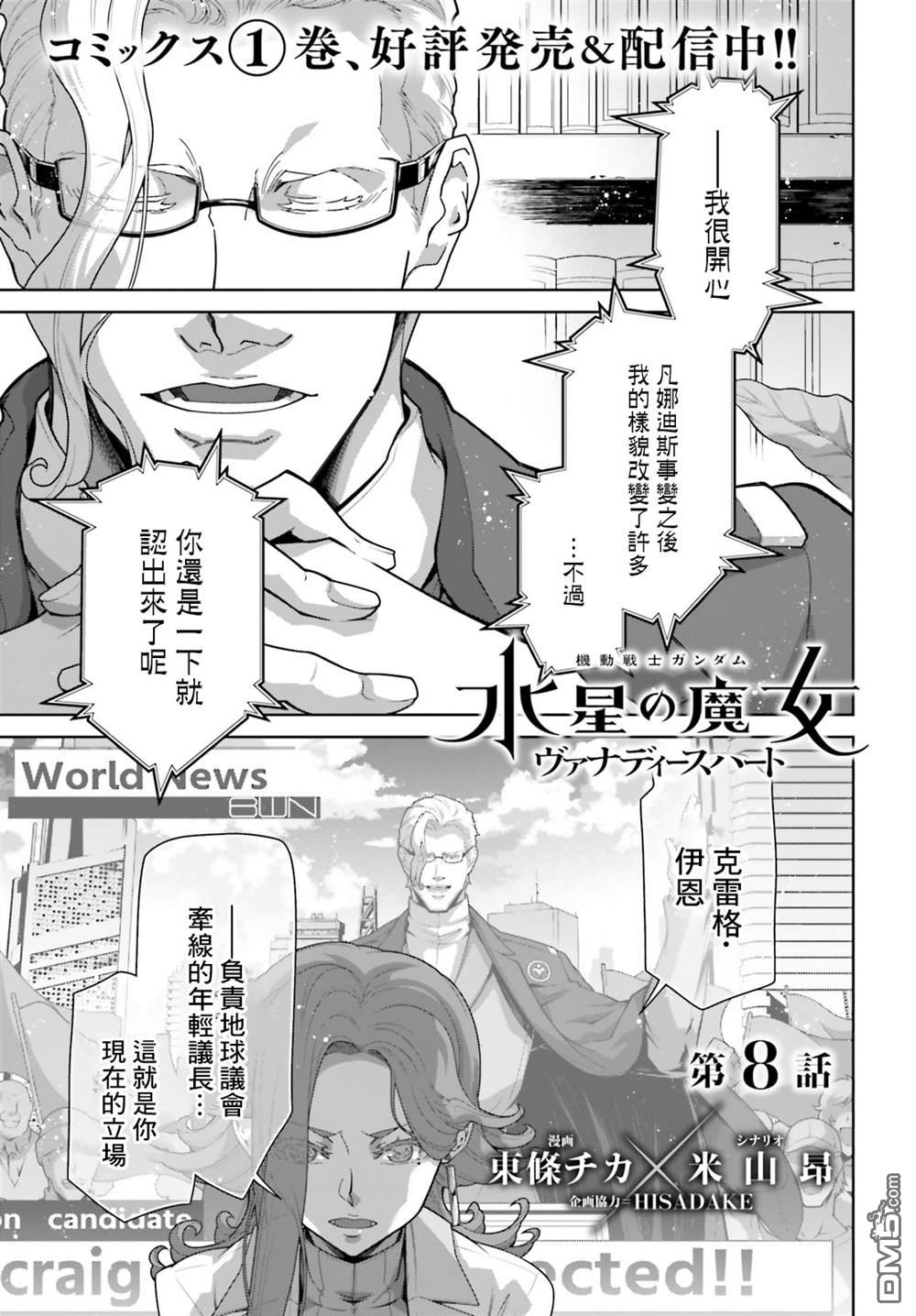 高达水星的魔女外传 凡娜迪斯之心 第8话 第1页