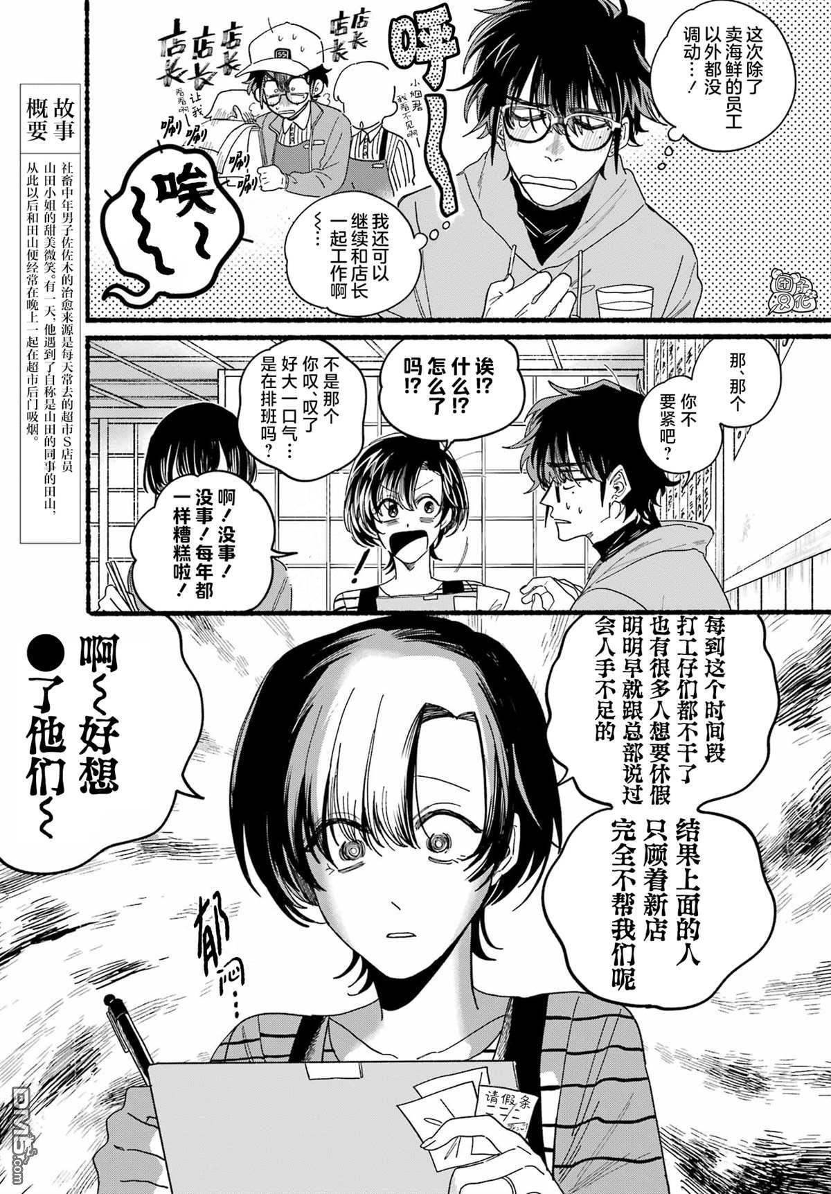 在超市后门吸烟的二人 第31话 第3页