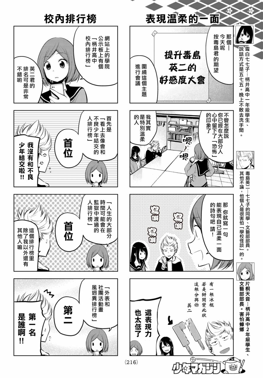 川柳少女 第7话 毒岛君的好感度 第2页