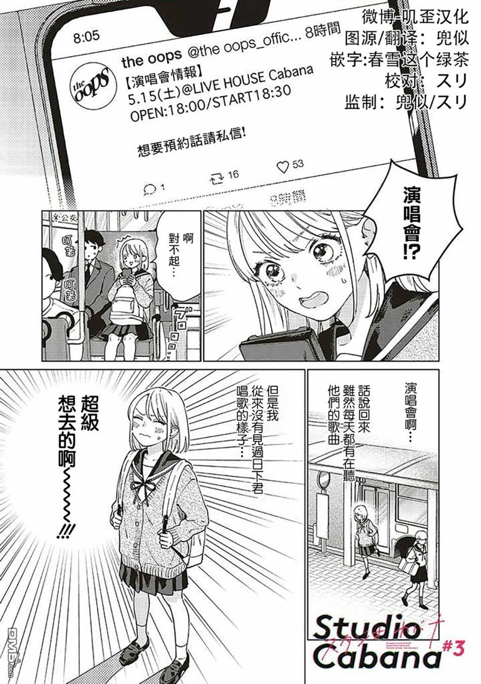 Studio Cabana 第3话 第1页