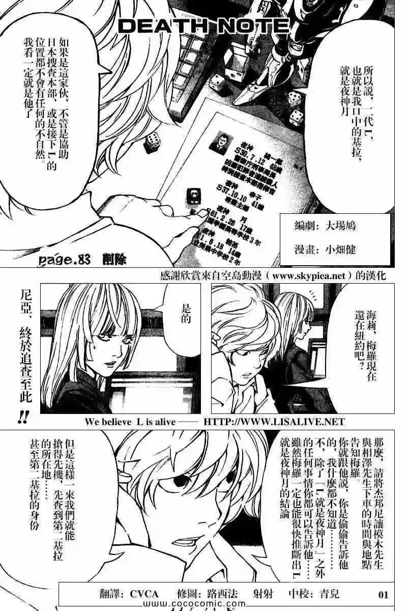 死亡笔记_h 第83话 第1页