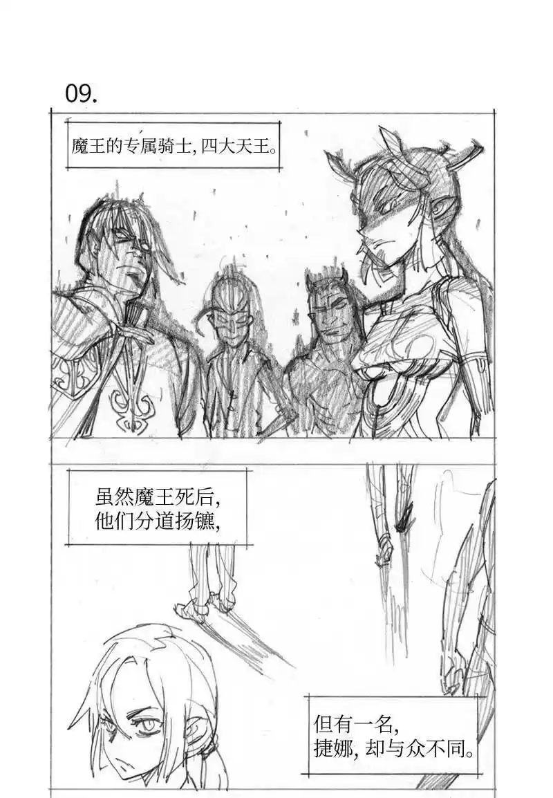 拯救世界后勇士只想做个宅男_h 特别篇1 线稿大放送1 第18页