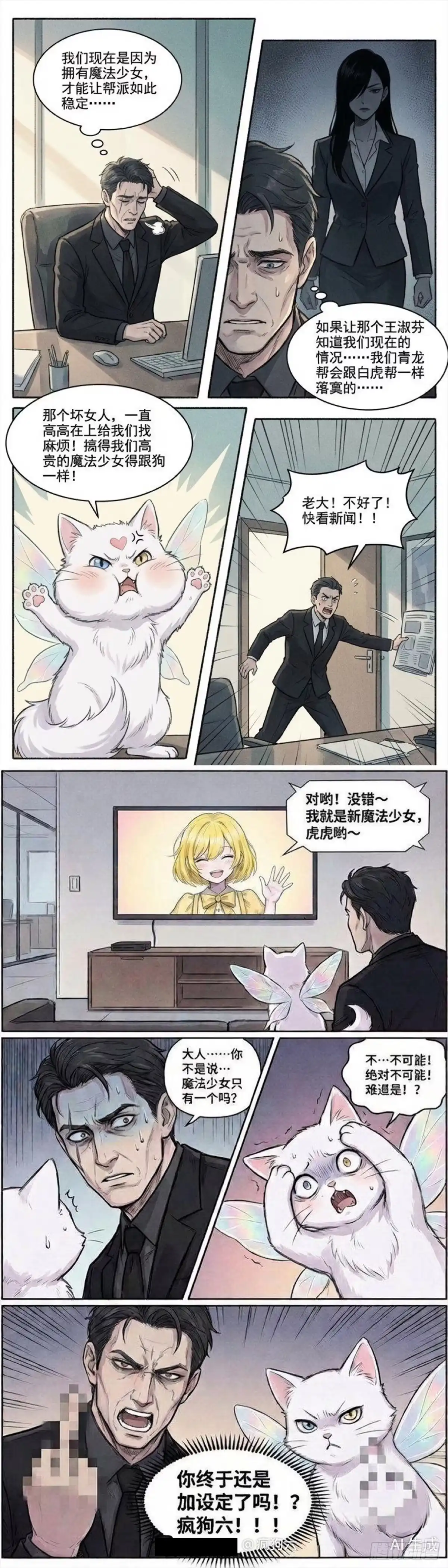 黑涩会魔法少女 失忆 第7页