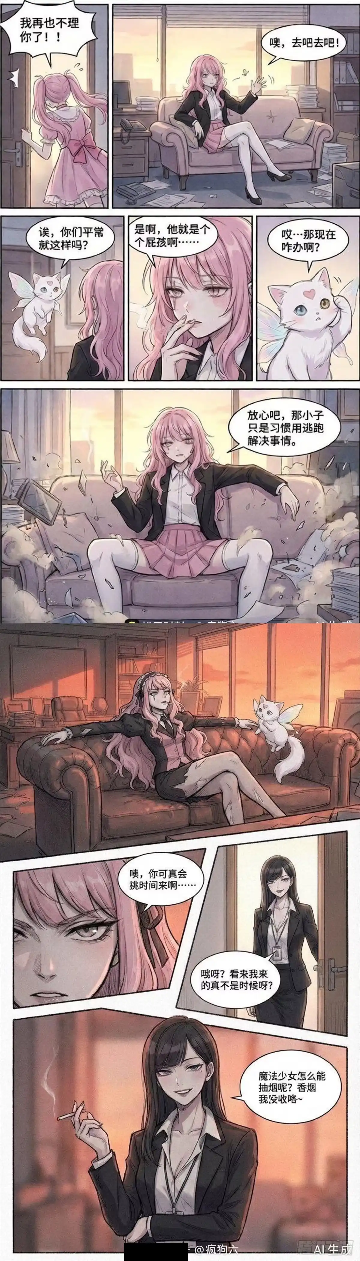 黑涩会魔法少女 魔法少女管理局 第4页