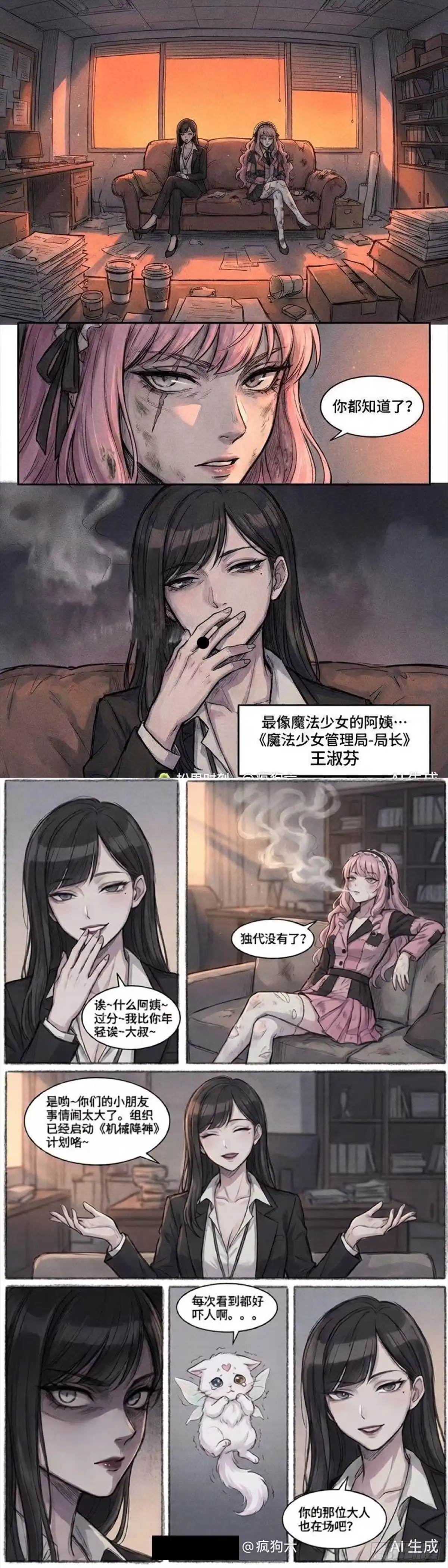 黑涩会魔法少女 魔法少女管理局 第5页