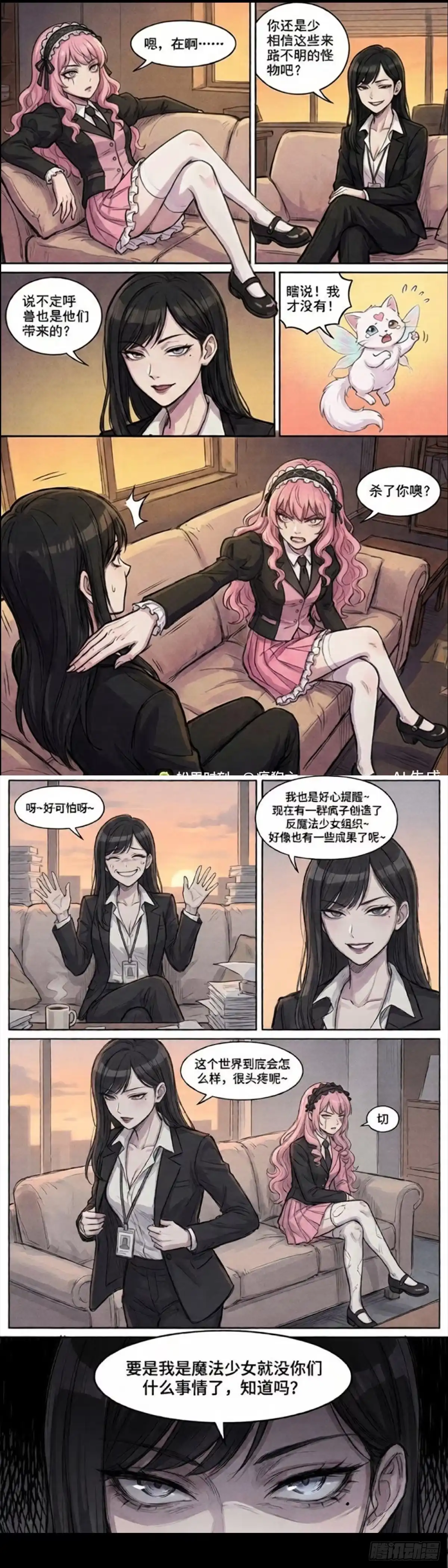 黑涩会魔法少女 魔法少女管理局 第6页