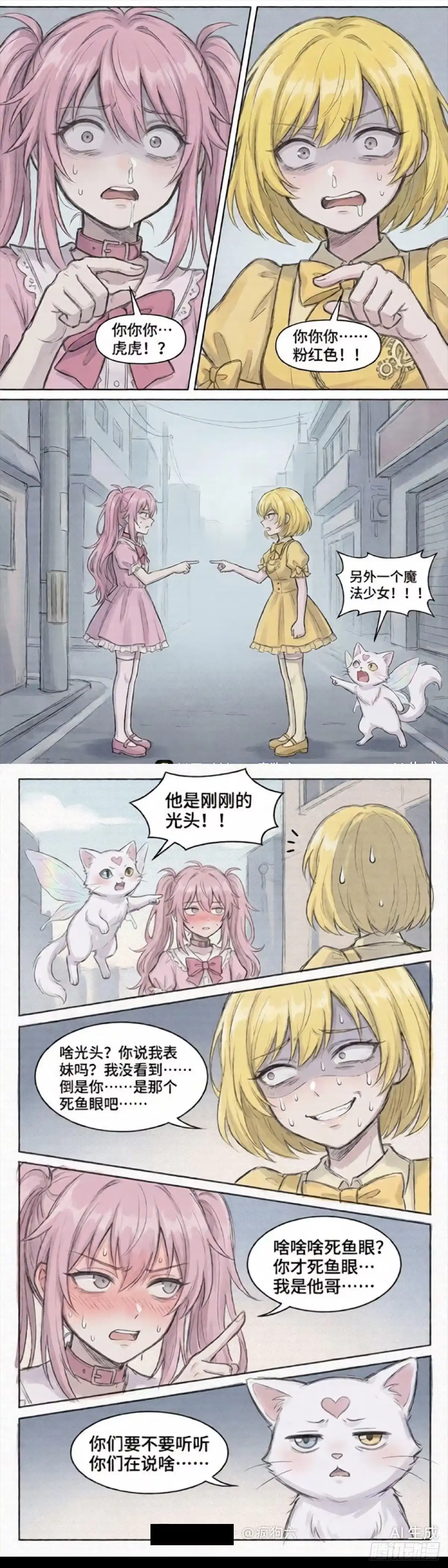 黑涩会魔法少女 林澈与张明 第10页