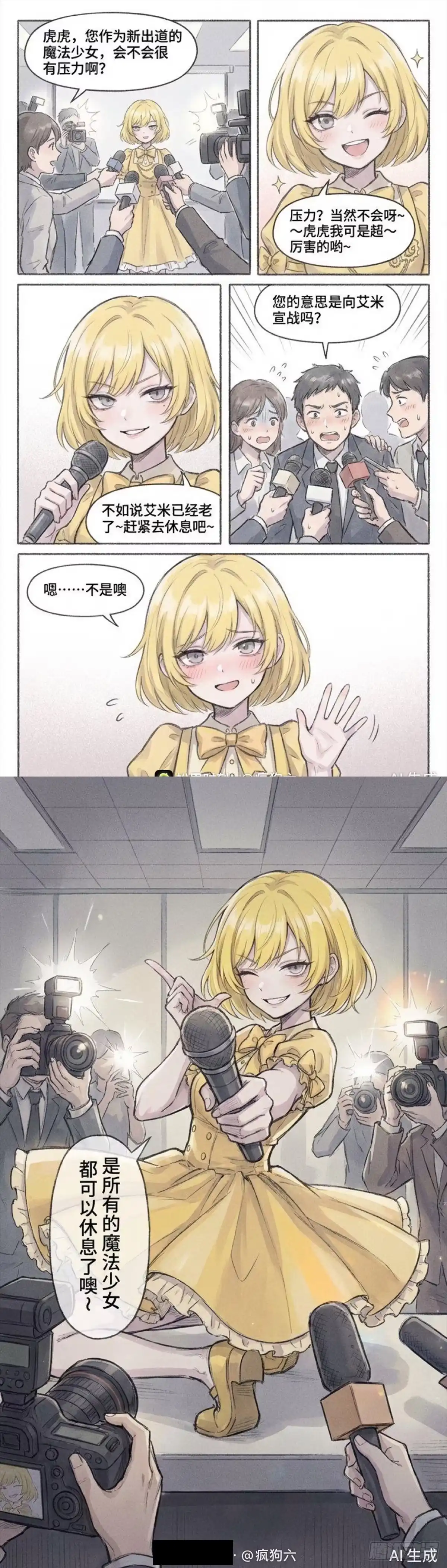 黑涩会魔法少女 林澈与张明 第3页