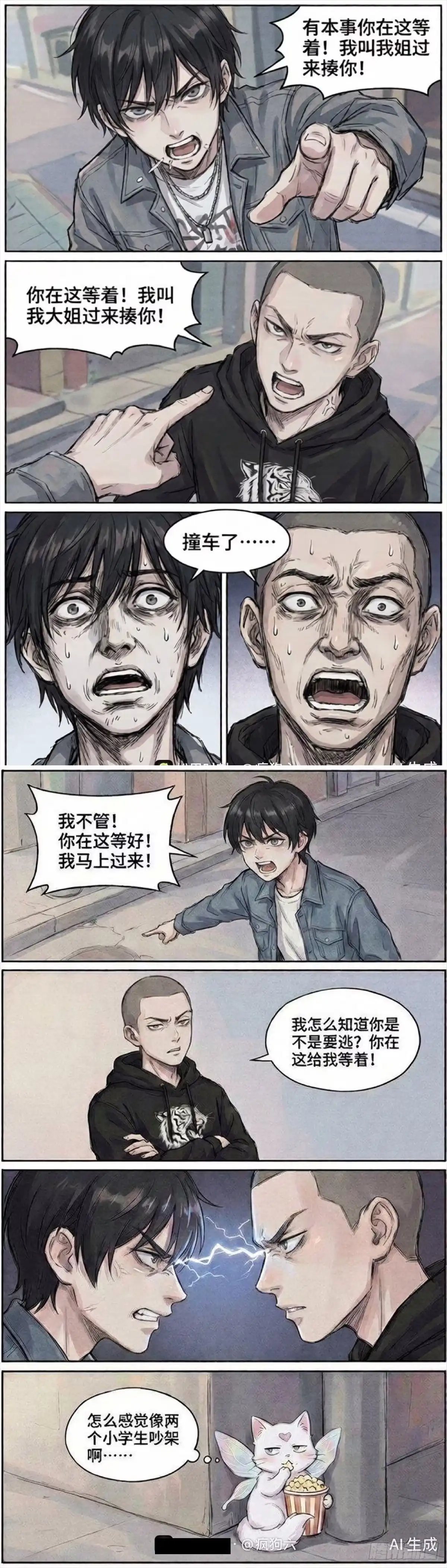 黑涩会魔法少女 林澈与张明 第8页