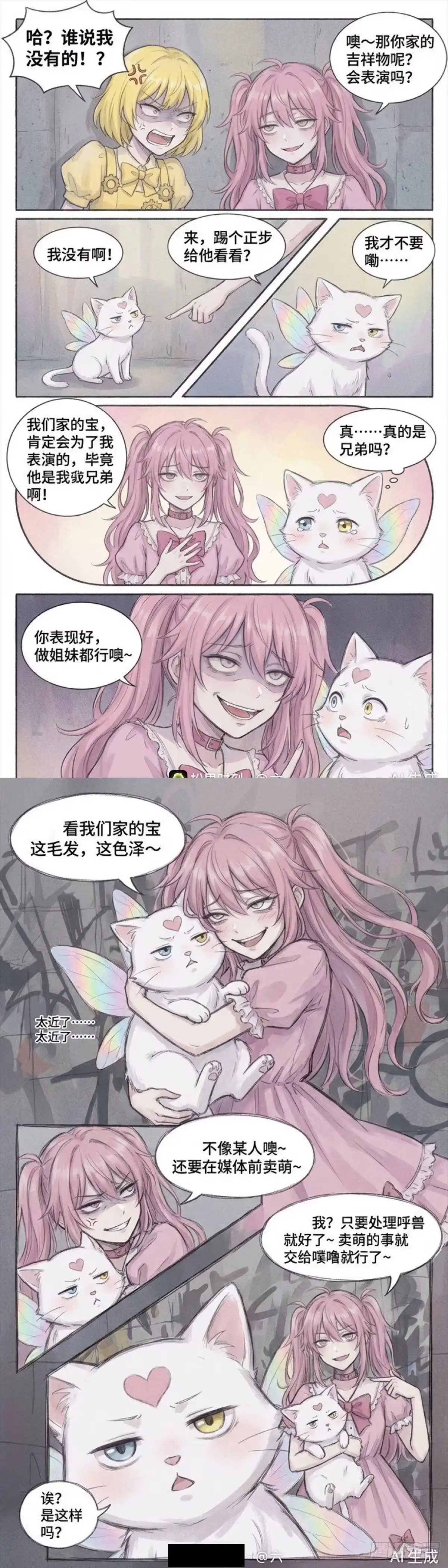 黑涩会魔法少女 沐沐VS虎虎 第8页
