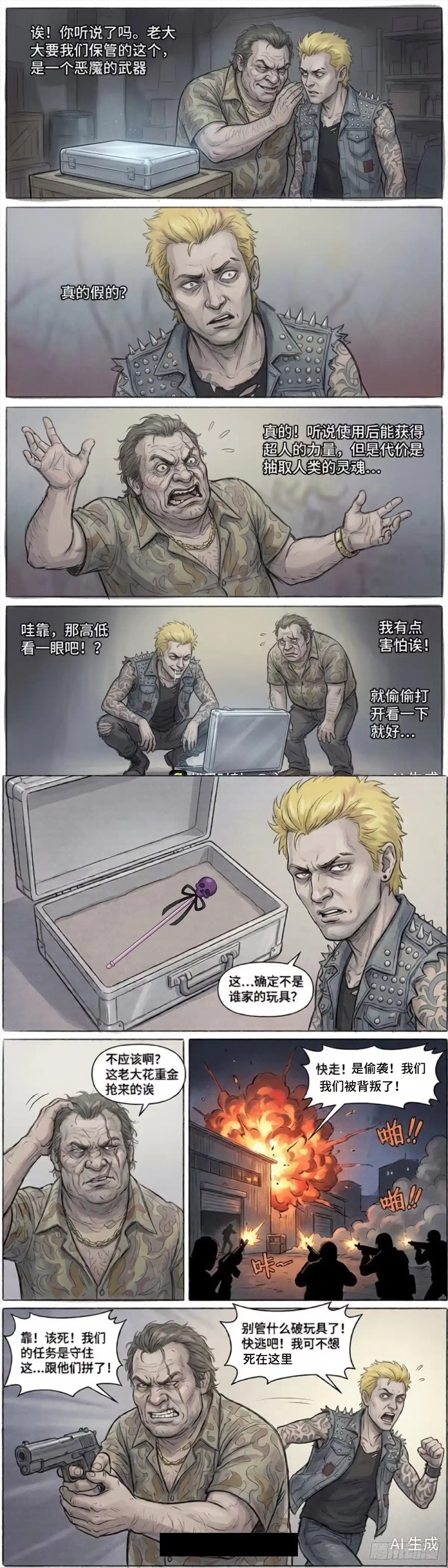 黑涩会魔法少女 前传 第1页