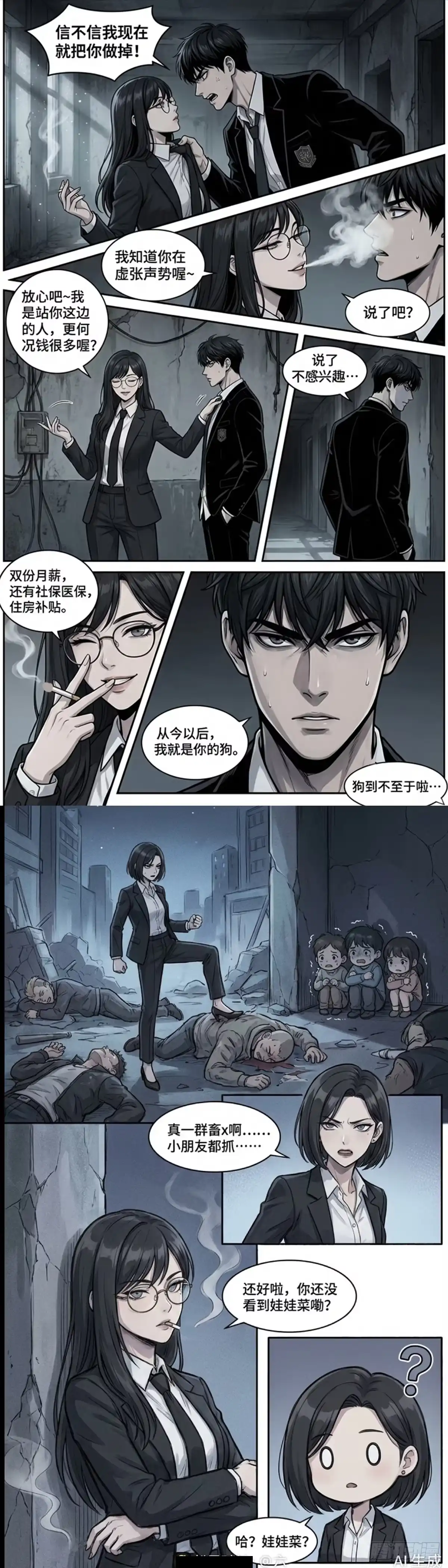 黑涩会魔法少女 前传 第9页