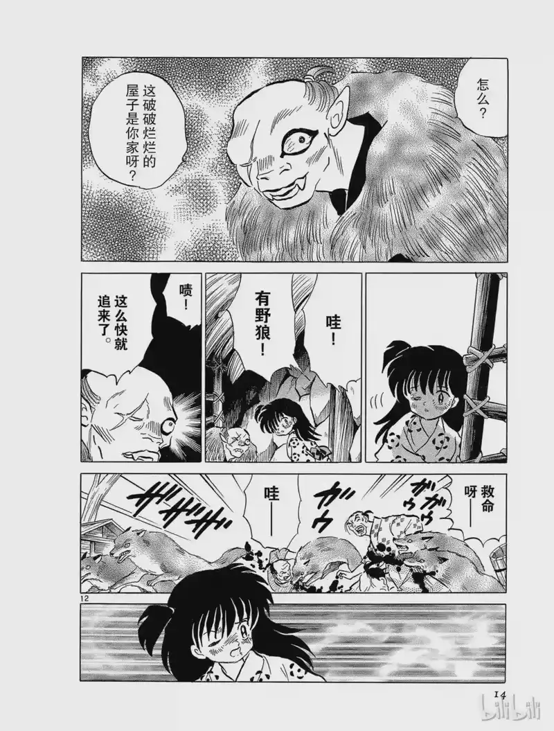 犬夜叉（WIDE版）_h 130 狼 第14页